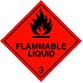 Class 3, Flamable Liquid